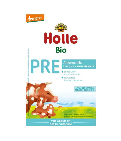 Holle Stage PRE Organic (Bio) Infant Milk Formula  With DHA (400g) 0+ 